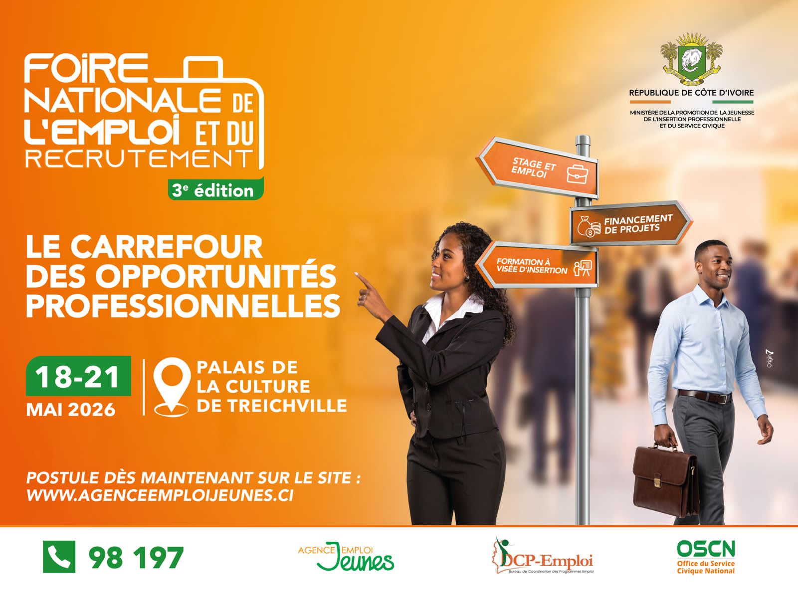 3ème édition de la Foire Nationale de l’Emploi et du Recrutement